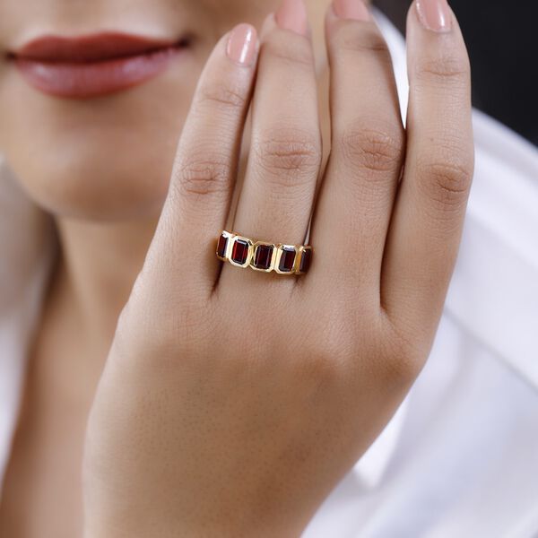 Nat&uuml;rlicher Mosambik Granat-Ring - 3,65 ct. image number 2