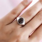 Natürlicher Yooperlith-Ring, 925 Silber platiniert  ca. 3,55 ct image number 2