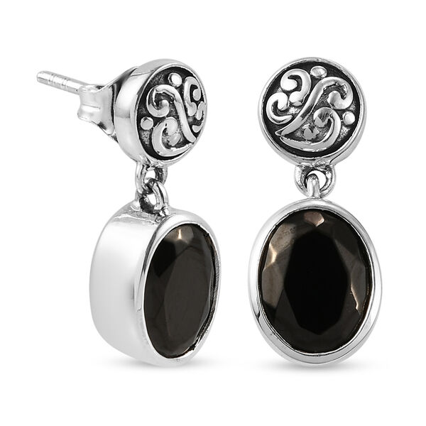 Elite Schungit-Ohrringe, 925 Silber ca. 2,43 ct image number 3