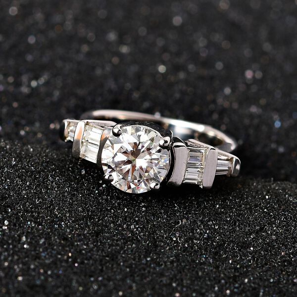 Moissanit öffenbarer Ring - 2,16 ct. image number 2