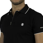 ROBERTO CAVALLI: Poloshirt aus 100% Baumwolle, Schwarz image number 3