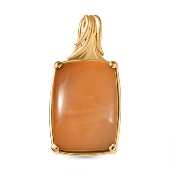 Oregon Karamell Opal Anh&auml;nger Nickelfreies Messing ca. 24,09 ct.