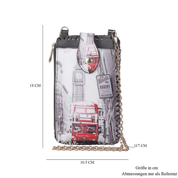 Handy Crossbody Tasche aus Kunstleder, Big Ben image number 7