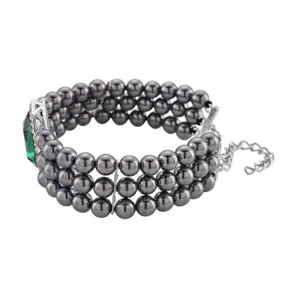 Grüner Kristall, Terahertz Armband ca. Flexibles cm 120.00 ct image number 3