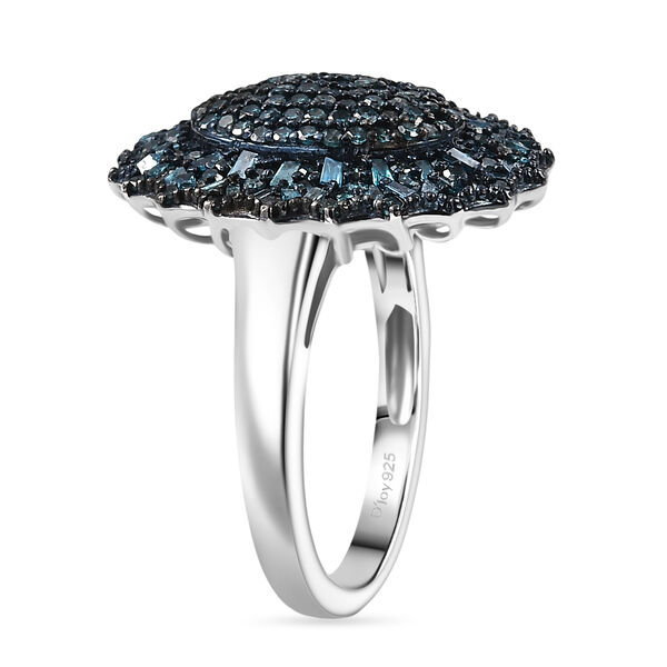 D'Joy blauer Diamant Ring - 1,08 ct. image number 5
