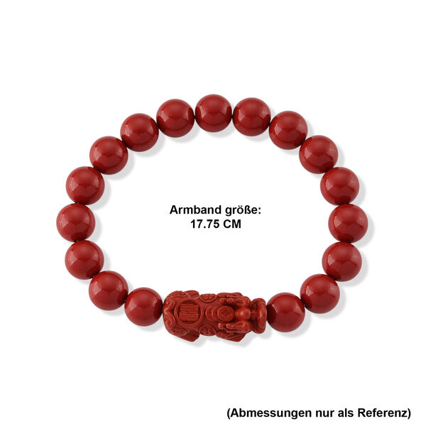 Rotes Zinnober Armband, 18 cm ca. 170.00 ct image number 3