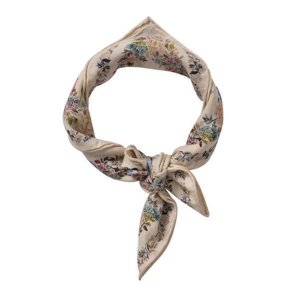 LA MAREY Foulard Quadratischer Schal, Weiß image number 7