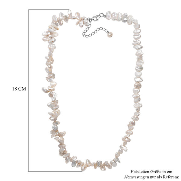 AA Süßwasser Perle Halskette, 45+5 cm image number 6