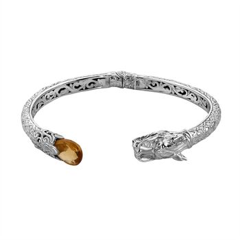 Royal Bali Kollektion- Citrin 19cm Armreif - 3,56 ct.