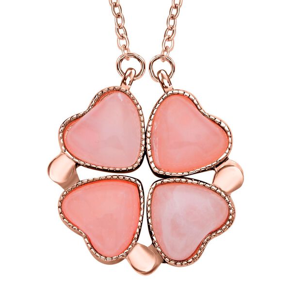 Rosenquarz und rosa Kristall-2-Wege-Schmuckset image number 2