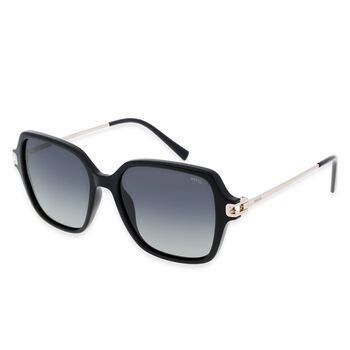 SOLE UND LUCE Swiss Eyewear Sonnenbrille mit Polarisationstechnologie und UV400 Filter, Schwarz