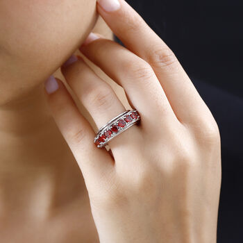 Granat Zirkonia Spinning Ring - 8,01 ct.