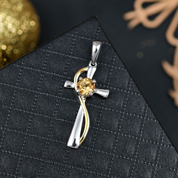 Citrin Anhänger - 0,43 ct. image number 2