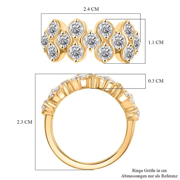 J Francis gefertigt mit SWAROVSKI- Swarovski Zirkonia Ring image number 7