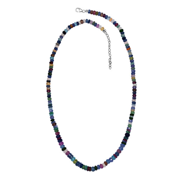 Multi-Edelstein-Halskette, 45 cm - 105 ct. image number 3