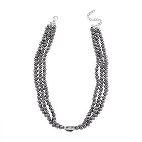 Grüner Kristall, Terahertz Halskette, ca. 43 cm mit 5 cm extender