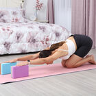 Yoga Block aus Eva-Schaum, Lila-Grau image number 1