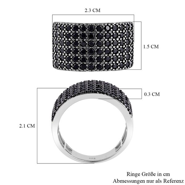 Schwarzer Spinell-Ring - 2,35 ct. image number 7
