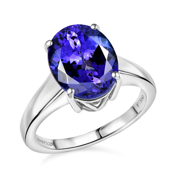 RHAPSODY AAAA Tansanit Ring in 950 Platin - 6,24 ct. image number 3