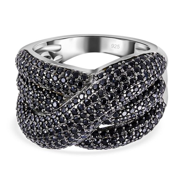 Schwarzer Spinell-Ring - 2,18 ct.
