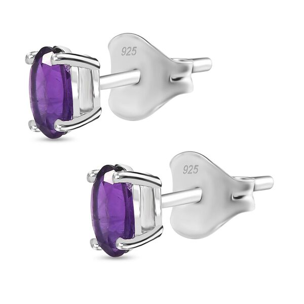 Afrikanische Amethyst Ohrringe - 1,40 ct. image number 4