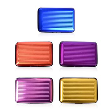 5er-Set Kreditkartentuis RFID Schutz