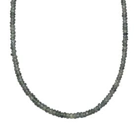 D'Joy AA grüne Saphir 45cm Halskette - 45 ct.