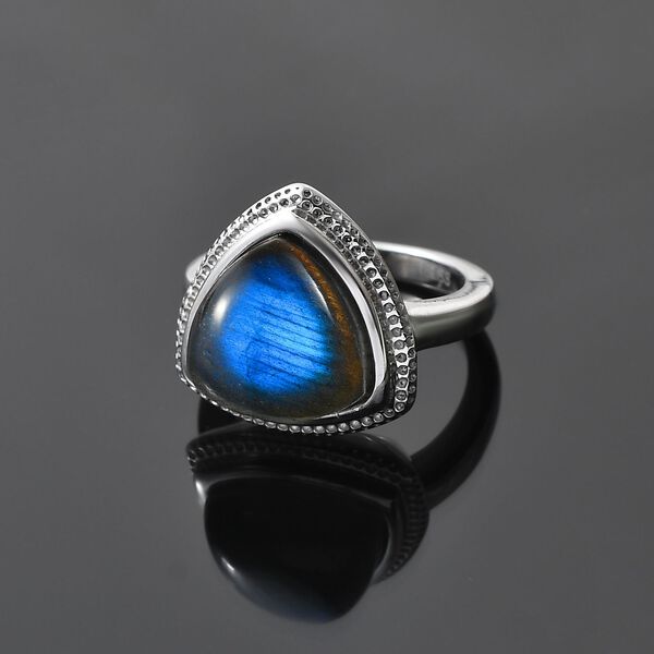 AAA Labradorit Ring - 7,60 ct. image number 3