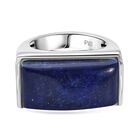 Lapislazuli Ring Messing (Größe 18.00) ca. 13,01 ct