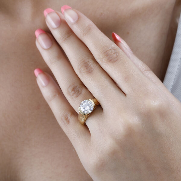 Moissanit Ring - 3,12 ct. image number 9