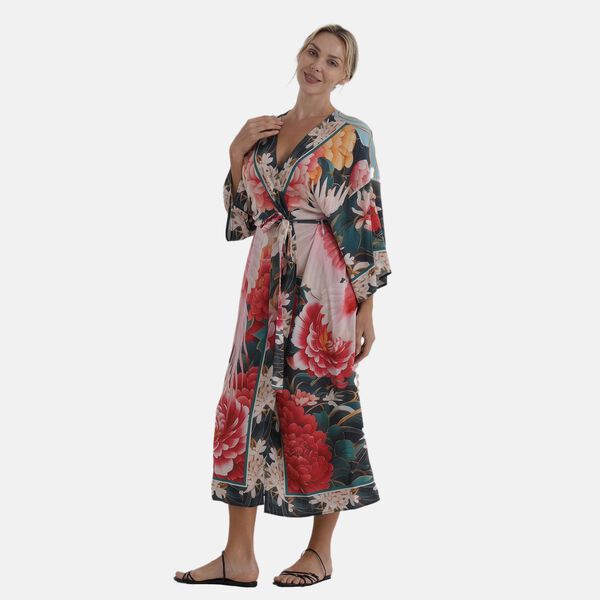   La Marey placement  print Brid  kimono image number 3