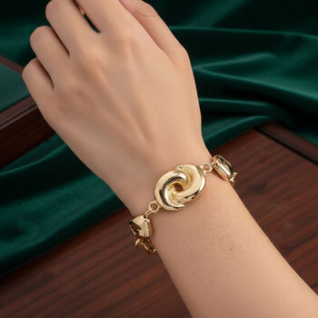 Gelb Armband ca. 19.75 cm + 4.25 cm Extender, ca. 17,00g