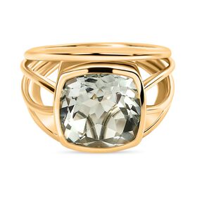 Prasiolith Ring - 5,09 ct.