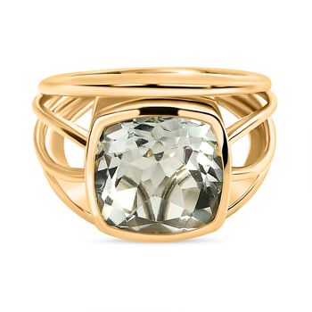 Prasiolith Ring - 5,09 ct.