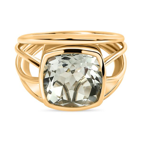 Prasiolith Ring - 5,09 ct. image number 0