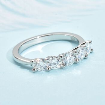 Moissanit-Ring - 1,05 ct.