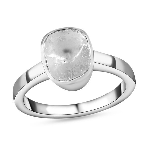 Handgearbeiteter, nat&uuml;rlicher Polki Diamant-Ring - 0,50 ct. image number 4