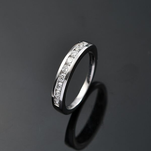 LUXURIANT DIAMOND - Lab Grown Diamant SI-GH Ring 925 Silber rhodiniert (Größe 16.00) ca. 0.50 ct image number 1