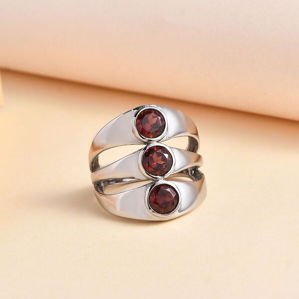 Roter Granat-Ring - 1,83 ct. image number 2