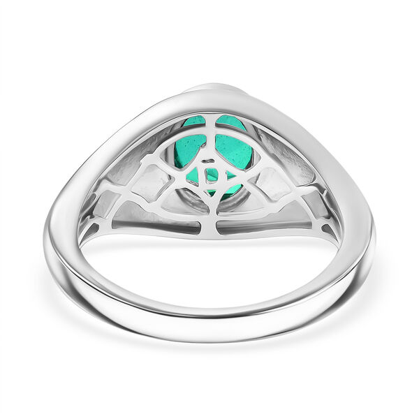 D'Joy Pfau Triplett Quarz Ring, 925 Silber platiniert - 1,40 ct. image number 5