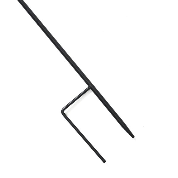 Dekoratives Windspiel in Blumenform aus Metall, mit Ausschnitt-Design in Gelb,  25x97cm image number 3