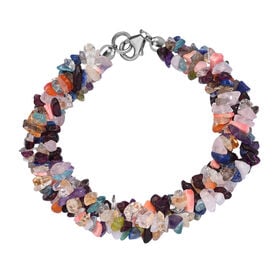 Multi-Edelstein Armband, 19 cm - 120 ct.