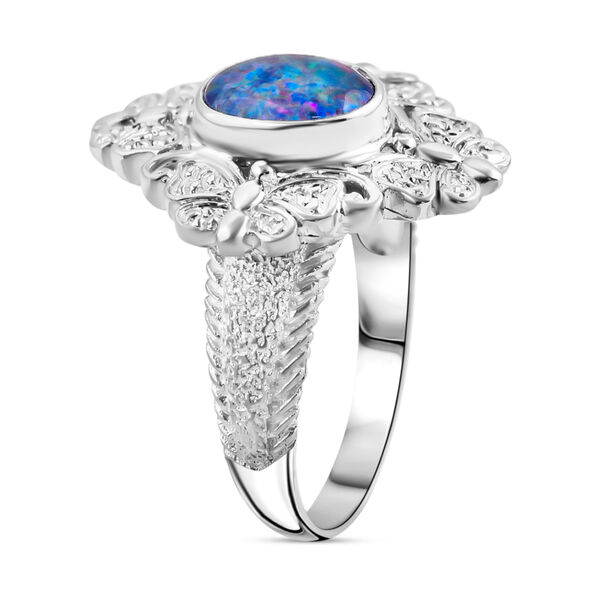 Royal Bali Kollektion - AA Boulder Opal Triplett Ring - 1,74 ct. image number 5