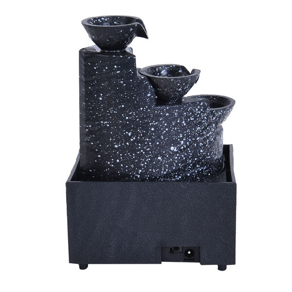 Mini Wasserbrunnen 4-stufig, 2xAA Batterie (nicht inkl.), Gr&ouml;&szlig;e 11x9x17 cm image number 5