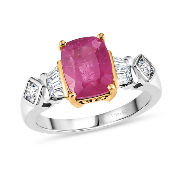 D'Joy Ilakaka rosa Saphir und Zirkon zweifarbiger Ring - 3,36 ct. image number 3