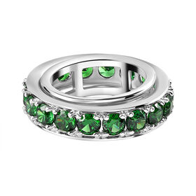 Grüner Zirkonia Spinning-Ring - 7,67 ct.