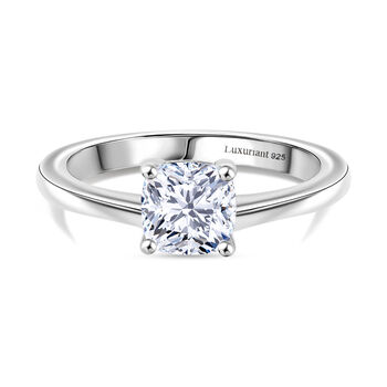 LUXURIANT SGL zertifizierter VS-GH Labor Kissenschliff Diamant Ring - 1 ct.