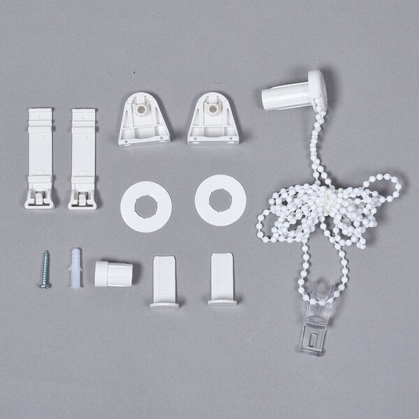 Easy-Klemm - 2-lagiges Fensterrollo, Off-White&nbsp; image number 6