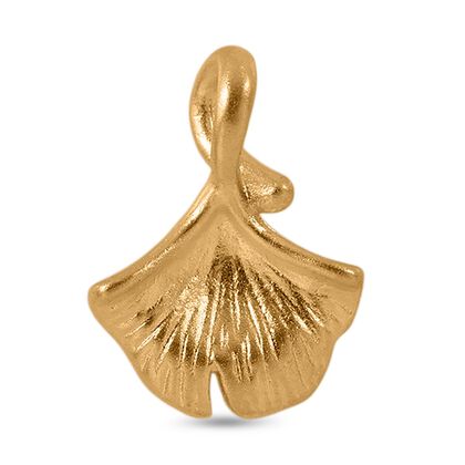 999 Gold Ginkgo-Blatt Anh&auml;nger