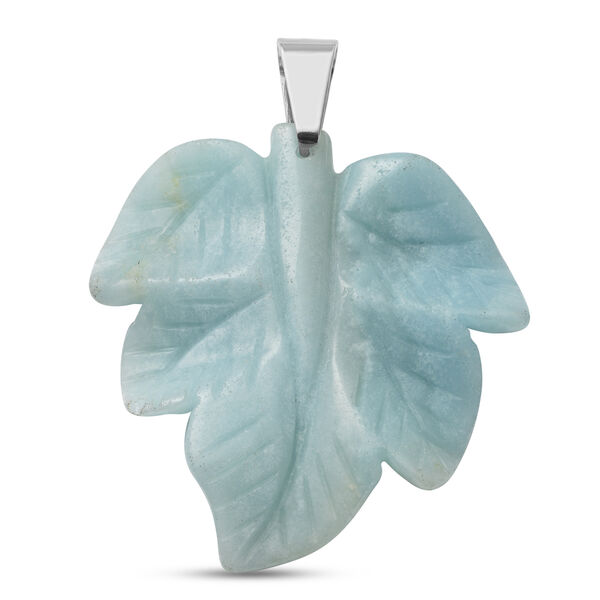 Amazonit Halskette 40 cm Edelstahl ca. 87,00 ct image number 3